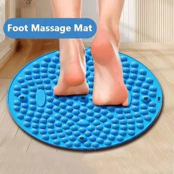Креативная массажная пластина для ног, коврик для давления на пальцы ног, игровая пластина для пальцев ног на открытом воздухе 37cm синий