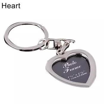 Креативная металлическая фоторамка Diy, держатель для фотографий, автомобильный брелок, подвеска, подарочный брелок one size