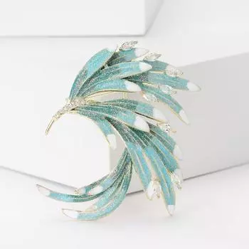 Креативная микро-инкрустированная медная циркониевая брошь Феникс, модная высококачественная женская брошь для корсажа, пальто