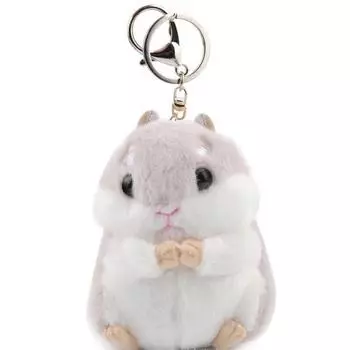 Креативная милая игрушка-мышка, брелок, подарок на день рождения, кукла-хомяк