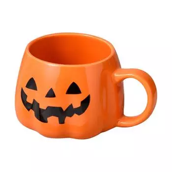Креативная милая кружка Cushaw на Хэллоуин, расписанная вручную, подходит для украшения сцены вечеринки на Хэллоуин One Size