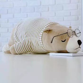 Креативная милая плюшевая игрушка белого медведя, большой мультяшный праздничный медведь, тряпичная кукла, декоративная подушка, Рождественский подарок, праздничная поздрав... 35cm( 0.12kg) белый