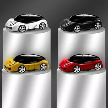 Креативная модель автомобиля, подставка для мобильного телефона, складная приборная панель автомобиля, вращающаяся на 360°, держатели для телефонов, крутые украшения для дома и автомобиля белый