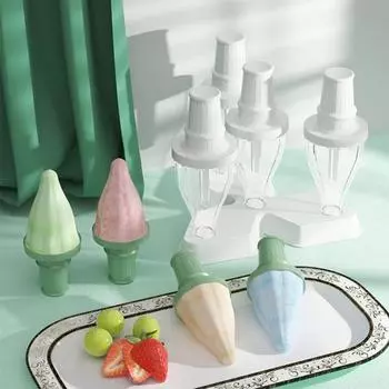 Креативная мороженица в форме конуса, многоразовая выпечка своими руками оранжевый