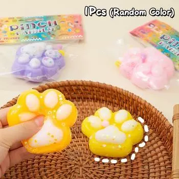 Креативная мягкая игрушка-лапка для кошек, милая мультяшная игрушка для снятия стресса с медленным отскоком, игрушка для снятия стресса, детские игрушки, подарки A