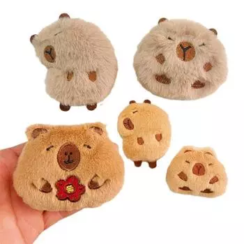 Креативная мягкая игрушка-мешок Капибара плюшевая брошь игрушка мультяшная милая брошь сумка подвесные аксессуары