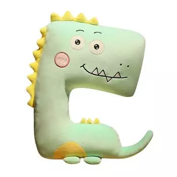 Креативная мягкая подушка с животными, мультяшная подушка, милый динозавр, плюшевые игрушки, забавная подушка для шеи, милый детский подарок на день рождения 46CM