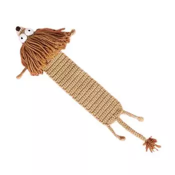 Креативная мультяшная закладка с животными 3D Вязание крючком Закладка Держатель страницы Зажим Зажим для книги 6