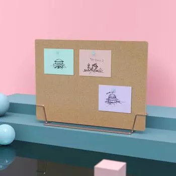 Креативная настольная доска из пробки для фотографий и заметок