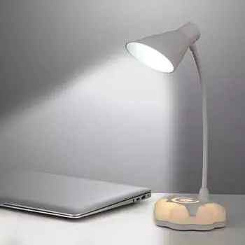 Креативная настольная лампа для защиты глаз с зарядкой через USB, светодиодная настольная лампа для учебы, сенсорная новая складная настольная лампа Round head