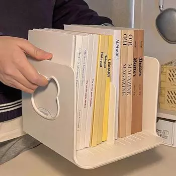 Креативная настольная подставка для книг, многоуровневая книжная полка, стойка для хранения офисных папок, стойка для хранения в студенческом общежитии