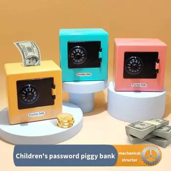 Креативная новая детская копилка-сейф с паролем, многофункциональная безопасная шкатулка в форме монетницы, копилка, банка для сбережений, новая