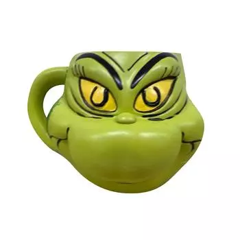 Креативная новая забавная чашка, зеленый горшок, чашка для живота, поделка из смолы, бытовая повседневная питьевая посуда One Size зелёный