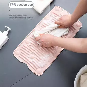 Креативная одежда Швабра Обувь Присоска Средства для стирки Стиральная доска Скребковая доска Стиральная доска розовый