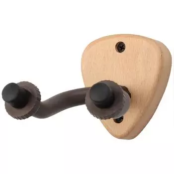 Креативная основа из бука, настенное крепление, вешалка для гитары для акустической электрогитары/банджо/бас-гитары с прорезью для медиаторов