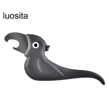 Креативная открывалка для пивных бутылок, пресс-попугай, эргономичный дизайн, экономичная, магнитная, многофункциональная открывалка для крышек бутылок красный