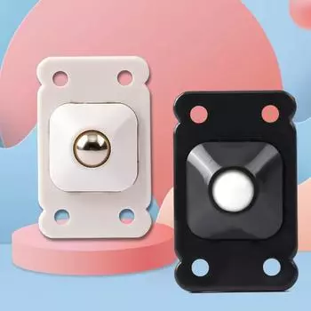 Креативная паста, универсальная стойка для шкива, роликовая подвижная маленькая коробка для хранения колес, нижнее универсальное колесо, 4 шт. в упаковке Pack of 4 белый