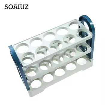 Креативная перекидная полка для хранения яиц белый