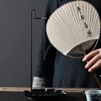 Креативная перевернутая курильница из железа, линия курильницы для дома, гостиной, ворот, украшения, благовония в стиле дзен, курильница из сандалового дерева