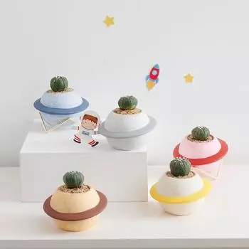Креативная планета цветочный горшок керамика сочный горшок-кашпо домашний декор настольные украшения украшение сада бонсай горшок для растений No.1