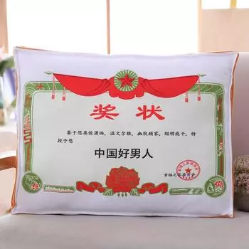 Креативная подушка-игрушка в виде сертификата, студенческий сертификат почета, кукла, школьный детский сад, приз за активность, подарок на День матери 35cm