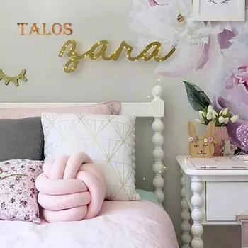 Креативная подушка с завязанным шаром 18 см, поясная подушка для спины, домашний декор для дивана-кровати, украшение белый