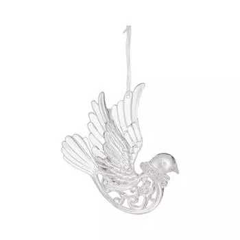 Креативная подвеска на елку, предмет рождественского украшения, прозрачная подвеска, акриловая подвеска на елку в виде лося One Size