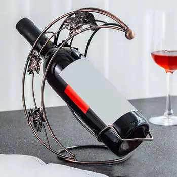 Креативная полка для вина, украшение для дома, стабильные предметы коллекционирования, современная многофункциональная полка для бутылок A