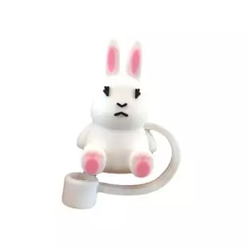 Креативная посуда для напитков, мультяшные заглушки, украшение из соломы, аксессуары для чашек, пылезащитный колпачок, соломенный чехол, соломенный топпер cheese