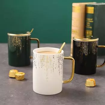 Креативная простая легкая роскошная кружка в скандинавском стиле, керамическая чашка для воды, кофейная чашка, чашка для молока