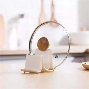 Креативная простая волновая крышка для кастрюль, кухонная столешница, многофункциональная ложка для супа, палочки для еды, лопатка для кастрюль, органайзер, пластиковые полки