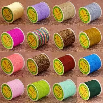 Креативная проволока для изготовления ювелирных изделий, нейлоновый шнур 0,8 мм, 100 м, 28 цветов, нить для бисера, ювелирные изделия, поиск ремесла, сделай сам, браслеты из проволоки для бисероплетения