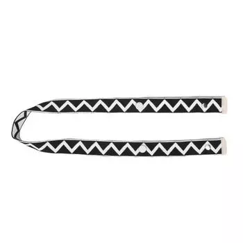 Креативная ретро-длинная вязаная сумка, сменный ремень через плечо, сумка в стиле бохо, плечевой ремень One Size чёрный