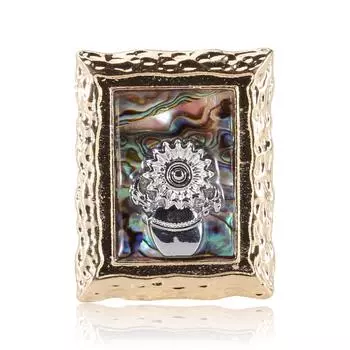 Креативная ретро-картина маслом Ван Гога Брошь-подсолнух, модная эмалевая булавка-капельница, простой корсаж для костюма золотой