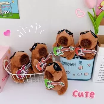 Креативная рок-сумка Capibara, подвесная мягкая гитара, подвеска Kapibara, рюкзак, декор nude-chain