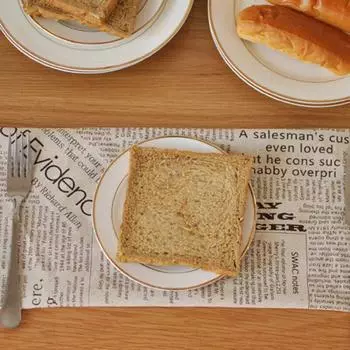 Креативная салфетка в стиле ретро, газетные салфетки, моющиеся свадебные салфетки для украшения дома, тканевые коврики для чайных полотенец L