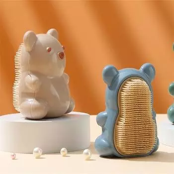 Креативная щетка для мытья рук в виде плюшевого мишки Детская щетка для чистки щелей под ногтями Массажная щетка для ногтей Щетка для чистки рук для малышей