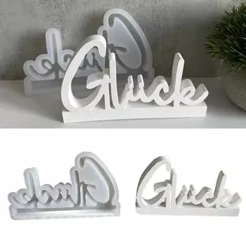 Креативная силиконовая форма для создания декора в форме букв, легкоочищаемая форма для украшений для любителей Y и домашнего уюта