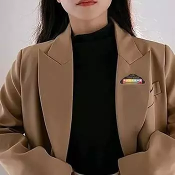 Креативная социальная булавка в виде батареи, брошь в форме облака, трекер настроения, забавная эмалированная эмоциональная булавка, значок на лацкан 7 дней в неделю белый