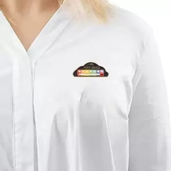 Креативная социальная булавка в виде батареи, брошь в форме облака, трекер настроения, забавная эмалированная эмоциональная булавка, значок на лацкан 7 дней в неделю белый