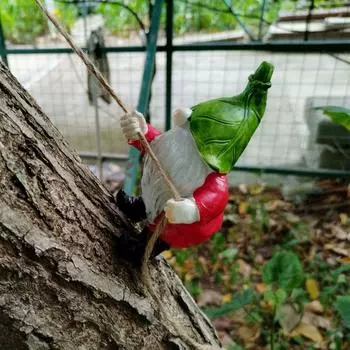 Креативная статуэтка гнома, забавная фигурка гнома, поделки, подвеска в виде скалолазающего эльфа, игрушка Dwarf