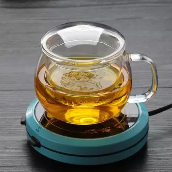 Креативная стеклянная чашка для заваривания чая с прозрачным фильтром, термостойкий стеклянный чайник, заварочный чайник, чашка для чая в виде цветка розы, кружка для офиса белый