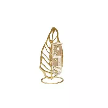 Креативная стеклянная железная ваза, украшение для рабочего стола, декор для гостиной