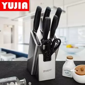 Креативная стойка для кухонных ножей с лезвием из нержавеющей стали, случайная вставка, сиденье для ножа, магнитная стойка для хранения инструментов