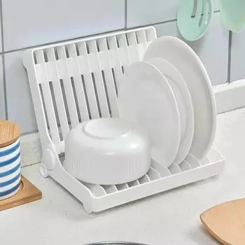 Креативная сушилка для тарелок, кухонная посуда, подставка для сушки, многофункциональная подставка для хранения чашек и тарелок, бытовая техника белый