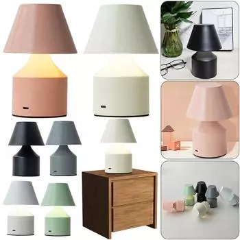 - Креативная светодиодная лампа для учебы, USB-зарядка, сенсорное управление для дома, дек. слоновая кость