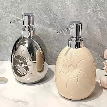 Креативная трещина керамическая бутылка скандинавские кухонные принадлежности бутылка-дозатор для жидкого мыла шампуня современные аксессуары для ванной комнаты дома