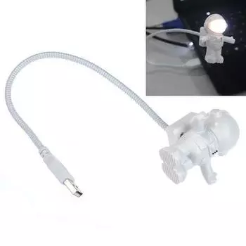 Креативная USB-светодиодная лампа астронавта для ноутбука, настольного компьютера, аксессуар