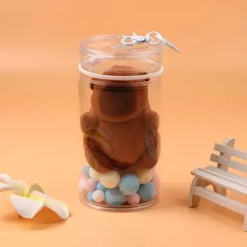 Креативная утолщенная прозрачная сумка для хранения кукольной витрины, защитный чехол для кукол, таинственные коробки для хранения игрушек, сумка на молнии для кукол 01