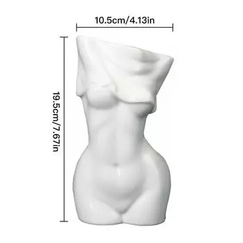 Креативная ваза для боди-арта, цветочная композиция в скандинавском стиле, домашний декор, украшение для гостиной, керамическая гидропонная ваза коричневый